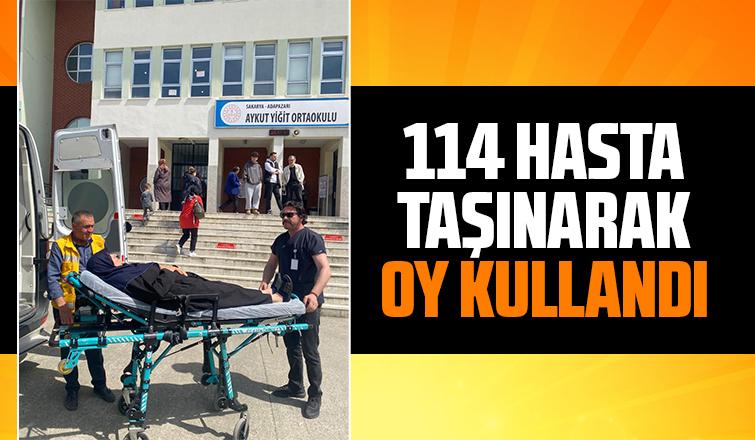 114 hasta sandığa taşındı