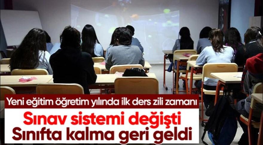 Yeni eğitim öğretim yılında ilk ders zili bugün çalıyor