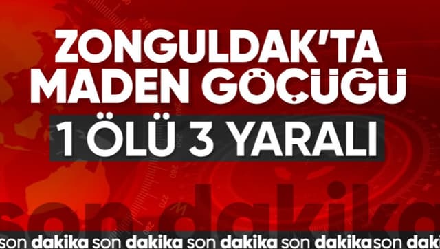 Zonguldak'taki maden ocağında göçük! 1 işçi can verdi...