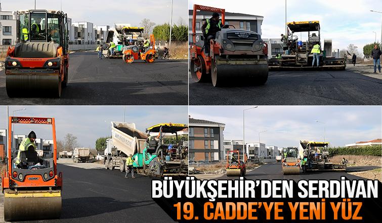 19. Cadde’ye asfalt atıldı