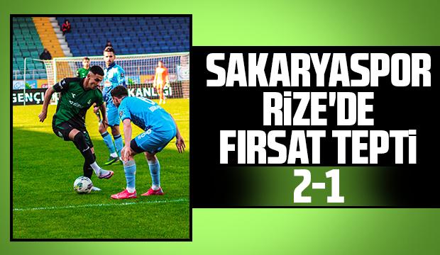 Çaykur Rizespor 2 Sakaryaspor 1