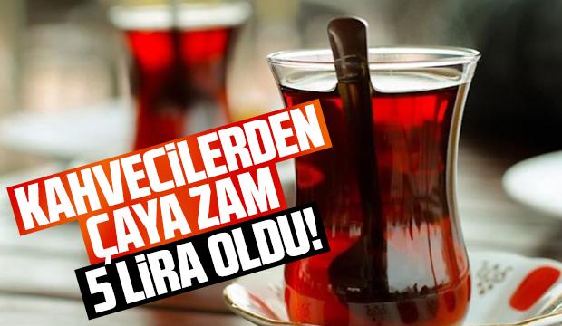 Akyazıda bir bardak çay 5 lira oldu