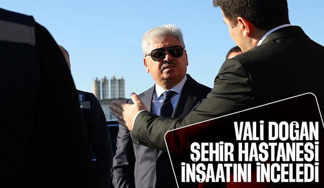 Sakarya Şehir Hastanesi inşaatında inceleme yaptılar