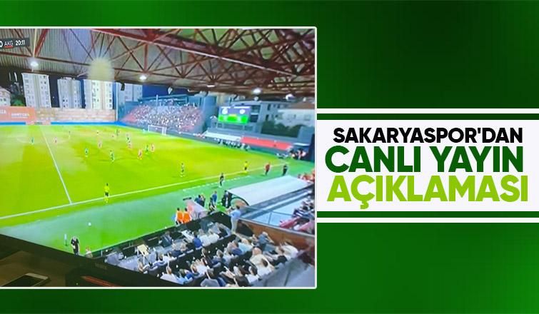 Taraftar tepki göstermişti; Sakaryaspor'dan canlı yayın açıklaması