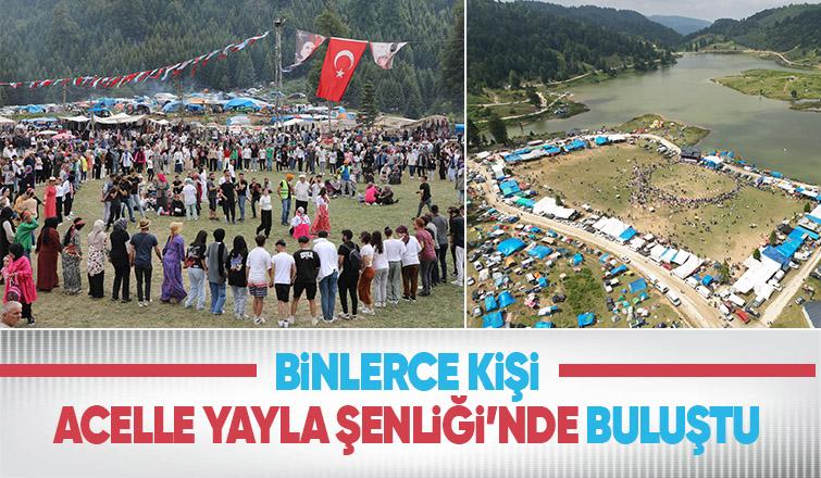 Acelle Yayla Şenlikleri bayram havasında geçiyor