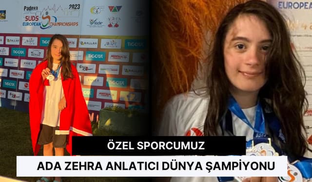 Özel Sporcumuz Ada Zehra Anlatıcı Dünya Şampiyonu Oldu