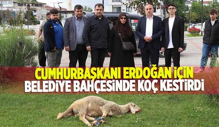 Başkan Kılıç, Erdoğan için koç kestirdi