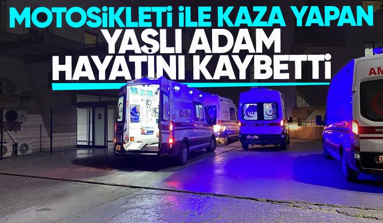 Motosiklet kazasında yaşlı adam hayatını kaybetti