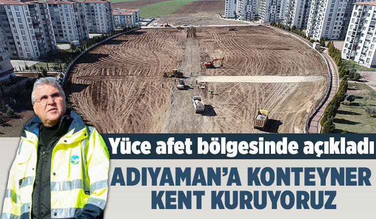  400 konteynerle yeni yaşam alanı