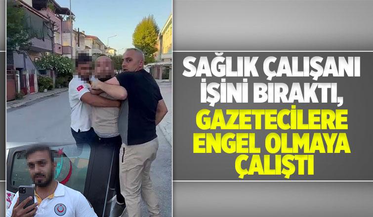 Sağlık çalışanıyım dedi, basın mensuplarını ölümle tehdit etti