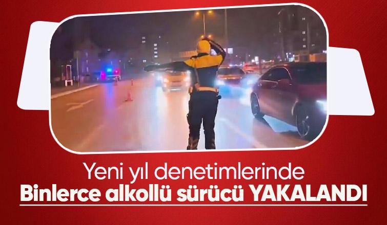 Trafikte yılbaşı denetimlerinin bilançosu açıklandı