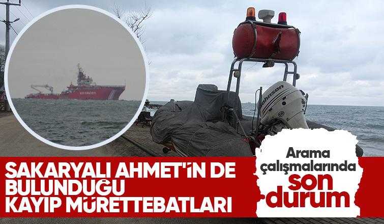 Batan geminin mürettebatını arama çalışmaları devam ediyor