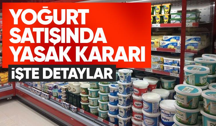 Bazı süt ve yoğurt ürünleri için karar