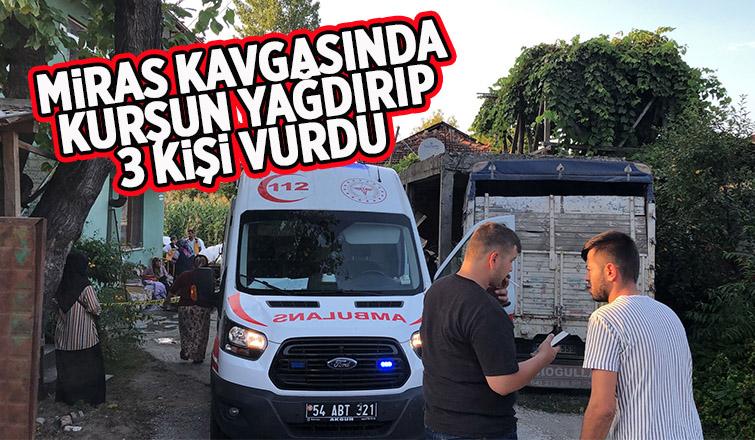 Miras Kavgasında 3 Kişiyi Vurdu