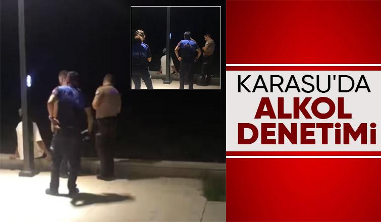 Karasu'da zabıtadan alkol denetimi