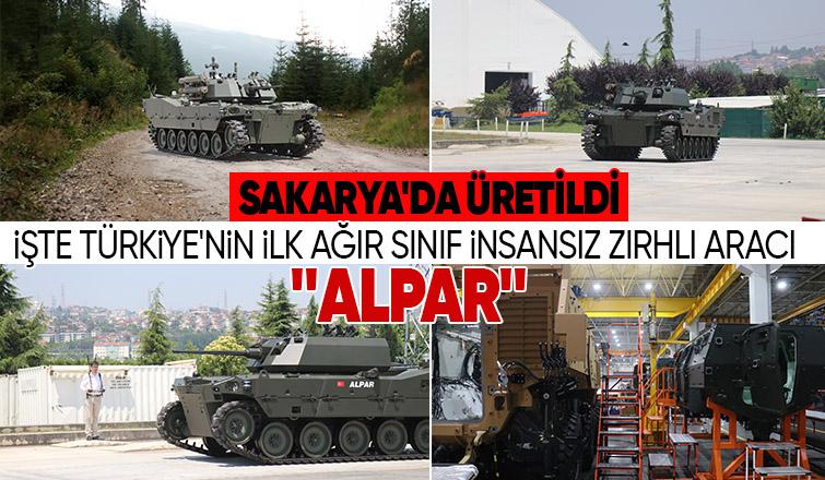 Sakaryada üretilen ağır sınıf paletli insansız zırhlı aracı görücüye çıktı