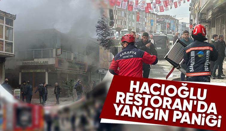 Restoranda yangın bir ve ikinci katta hasar oluştu