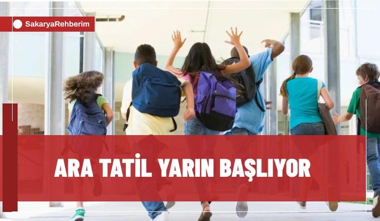 Ara Tatil Başlıyor