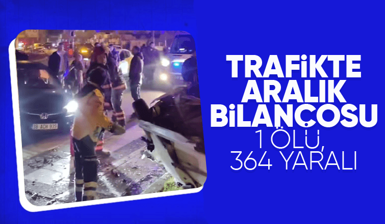 Sakarya'nın Aralık ayı trafik bilançosu