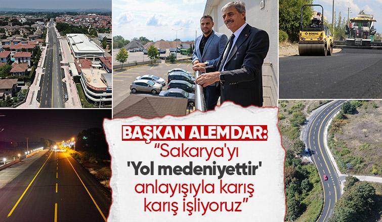 Büyükşehir 16 ilçede 33 kilometre asfalt