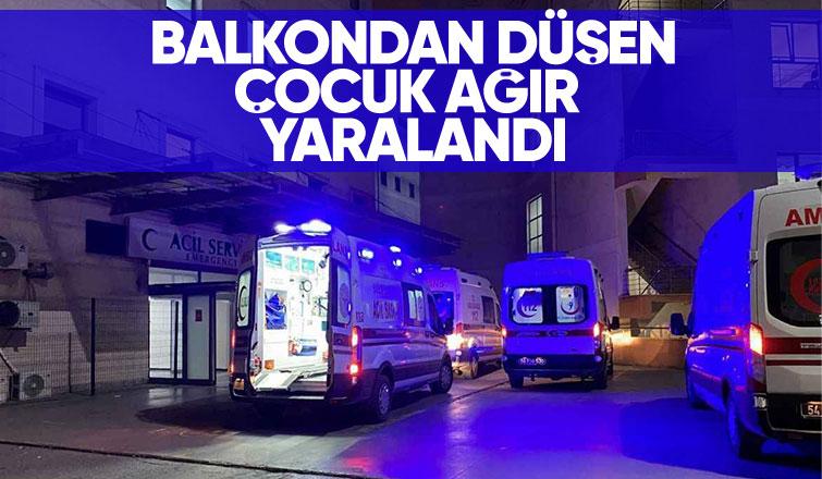 Feci olay; Çocuk balkondan düştü