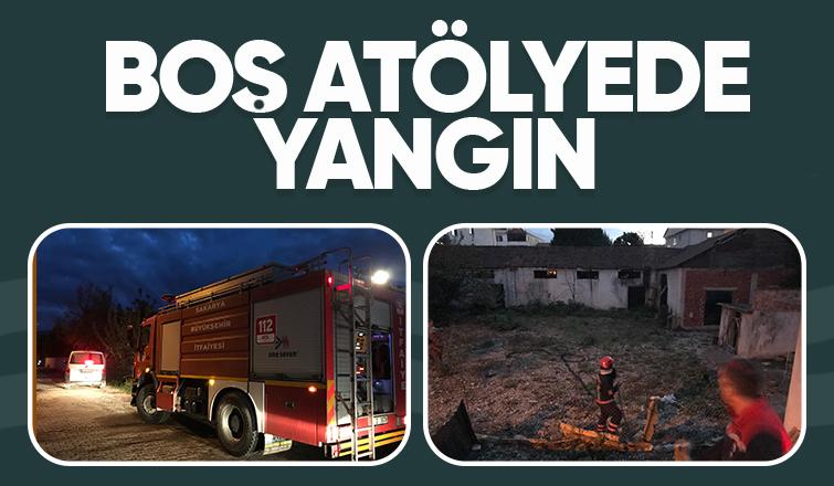 Akyazı'da yangın