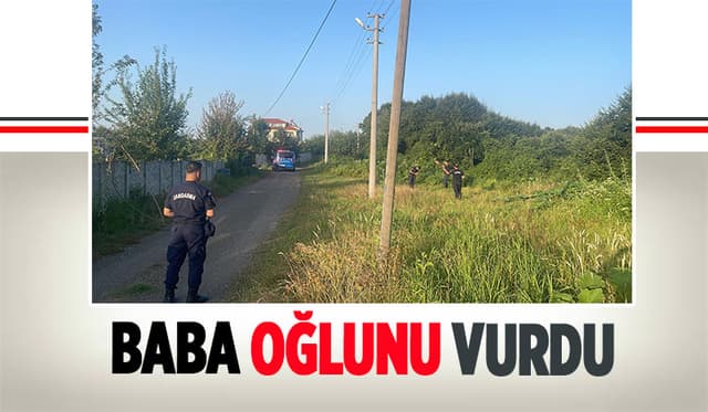 Kocaali'de baba oğlunu silahla vurdu