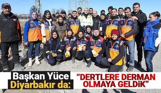 Başkan Yüce Diyarbakır’da