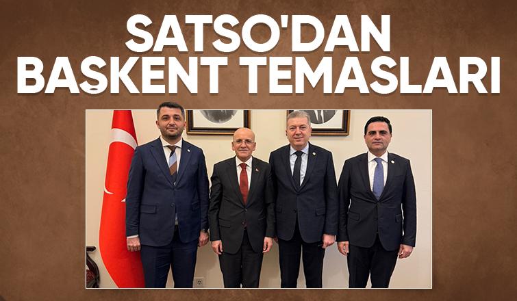 SATSO heyetinden Ankara'da üst düzey ziyaretler