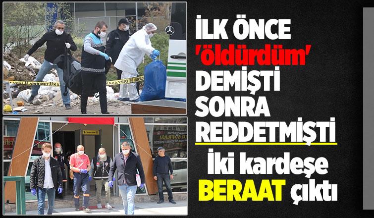 Ağabeylerini öldürdükleri gerekçesiyle yargılanan kardeşler beraat etti