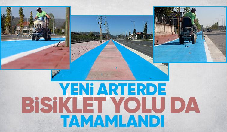 Serdivan'da 1 Caddeye bisiklet yolu