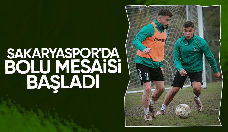 Sakaryaspor Bolu maçının hazırlıklarına başladı