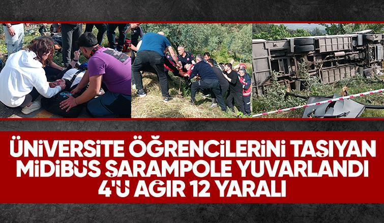 Öğrencilerin gezisi faciayla sonuçlandı: 12 yaralı