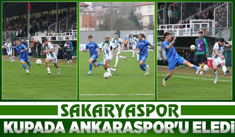 Ziraat Türkiye Kupası: Sakaryaspor: 1 - Ankaraspor: 0