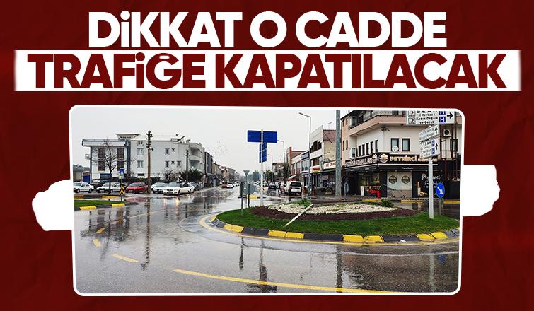 Sakarya'da o caddeyi kullananlar için uyarı