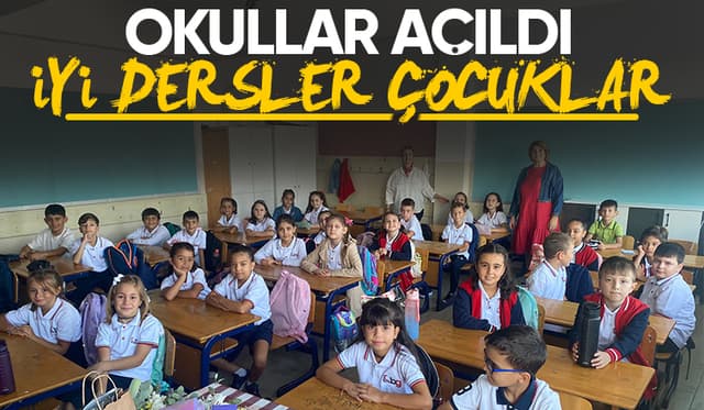 Yeni eğitim-öğretim dönemi bugün başladı