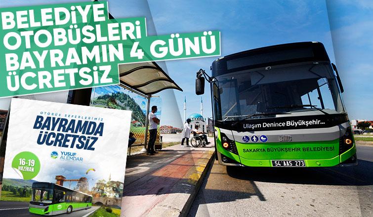 Büyükşehir otobüsleri bayramın 4 günü de ücretsiz