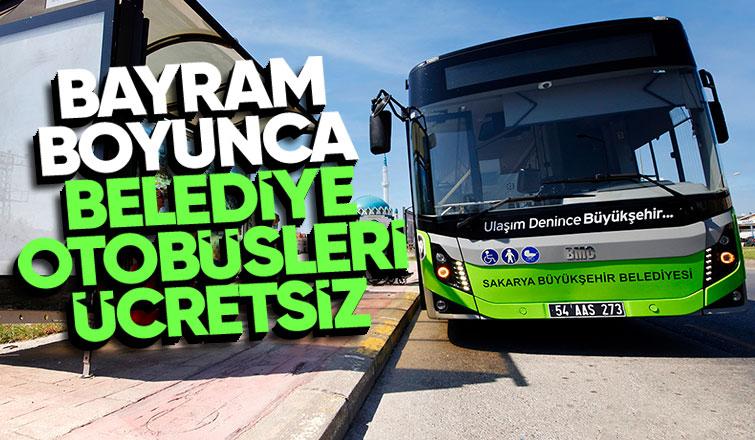 Büyükşehir otobüsleri bayram boyunca ücretsiz