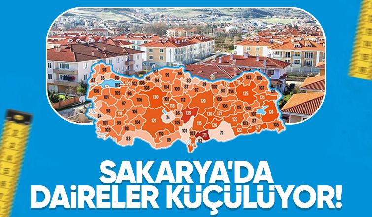 İşte Sakarya'da ortalama daire büyüklükleri