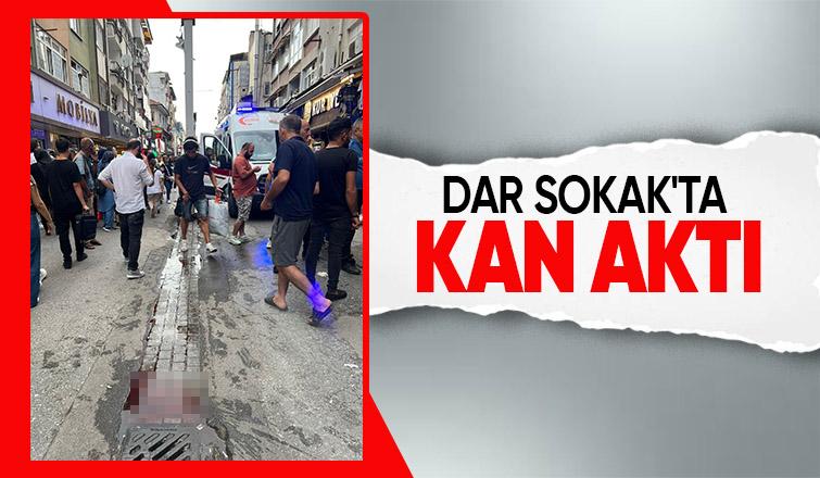 Şehir merkezinde bıçaklı kavga: 1 yaralı