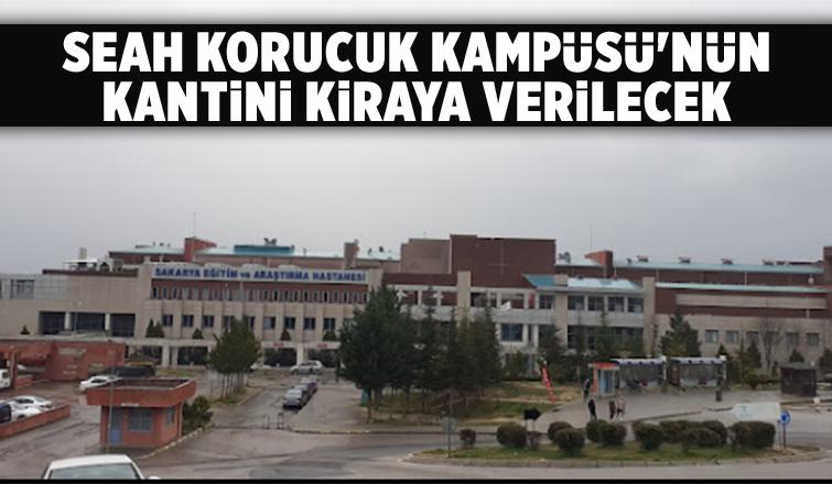 SEAH Korucuk Hastanesinin kantini 3 yıllığına kiraya veriliyor