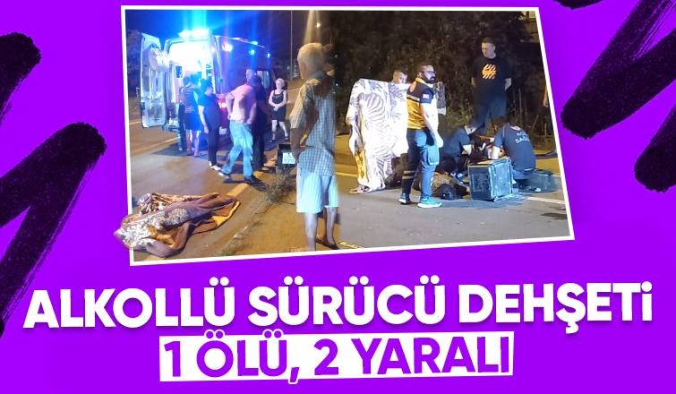 Alkollü sürücü kadını hayattan kopardı