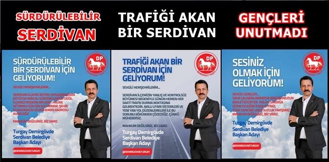 "Trafiği akan bir Serdivan için geliyorum"