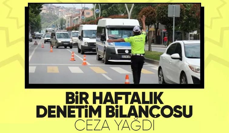 Bir haftada 3 milyona yakın araç denetlendi