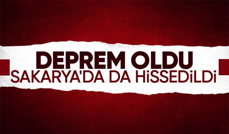 3.5 şiddetinde deprem; Sakarya'da da hissedildi