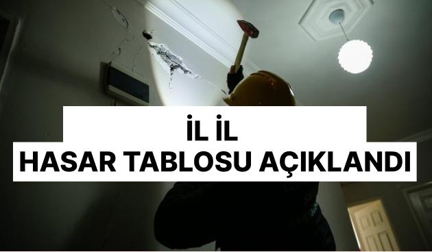 Asrın Felaketinde İl İl Hasar Tablosu Açıklandı