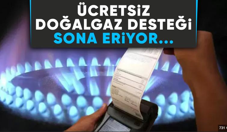 Konutlara bedava doğalgazda sona geliniyor