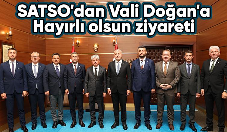 Sakarya iş dünyasından Vali Doğan'a hayırlı olsun ziyareti