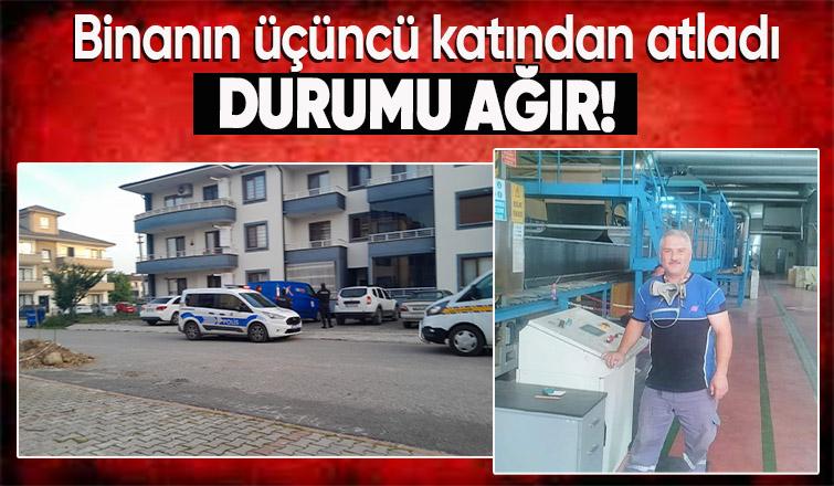 Yaşamak istemiyorum diyerek merdiven boşluğundan aşağı atladı