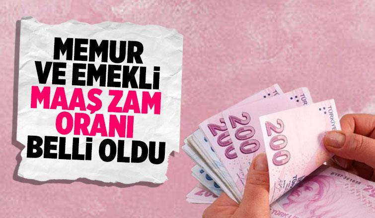 İşte memur ve emeklilere yapılacak zam oranı